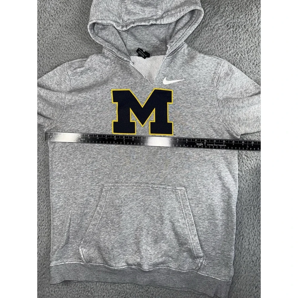 Vintage Nike Michigan Wolverines Hoodie Men Large Graphic Swoosh Y2K‎ Collegiate